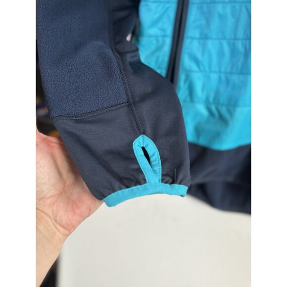 YO Colorado Retro Rainbow Stripe Hooded Jacket WM | Fleece Lined Softshell | NWT - Picture 8 of 11